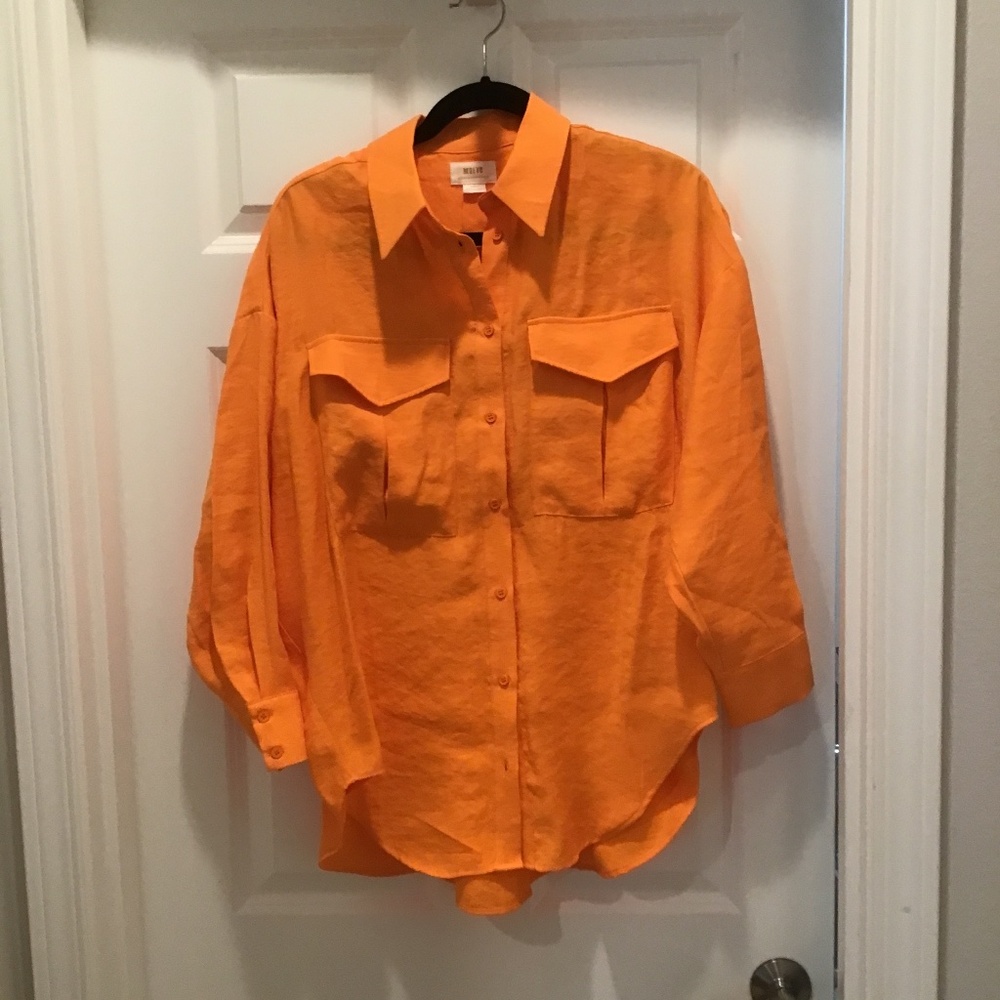Maeve Relaxed Utility Shirt NWT